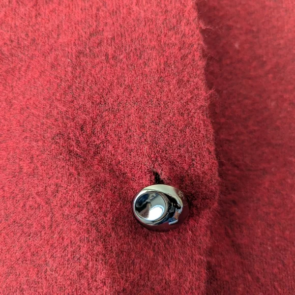 NWT Jason Wu Wool Blend Deep Red Sweater Vest Women's L - Picture 7 of 13